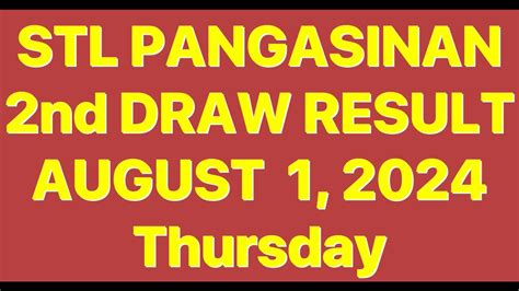 stl pangasinan 2nd draw today|STL Pangasinan results, en tips .